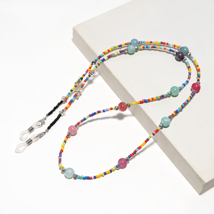 Colorful Beaded Eyewear Chain Bowlift