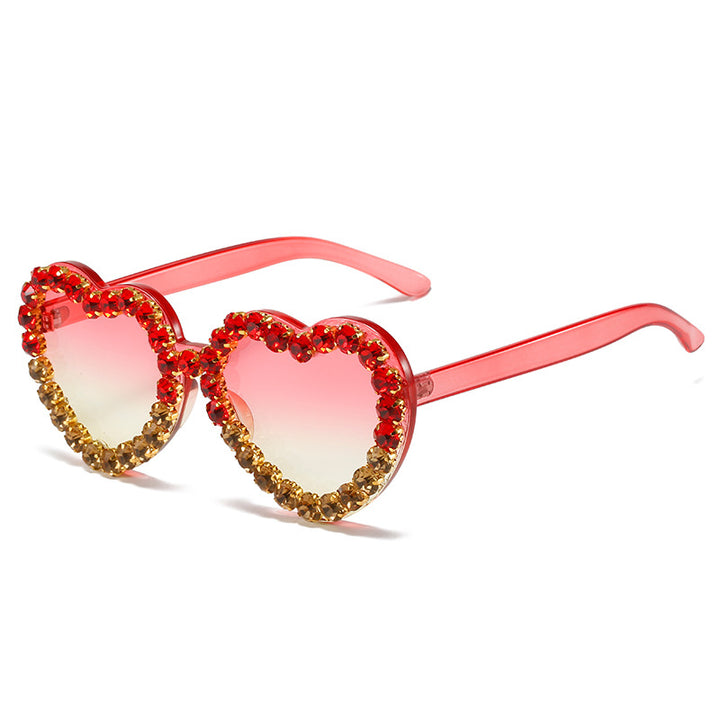 Heart-Shaped Glamorous Sunglasses Bowlift