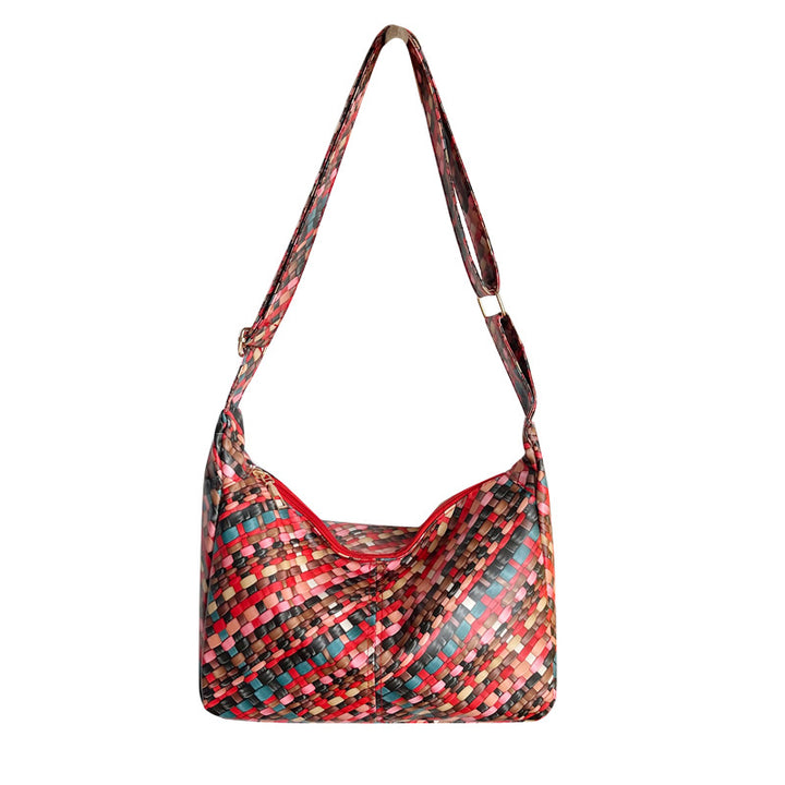 WoColorful Woven Hobo Bag Bowlift