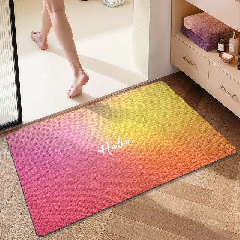 Soft Welcome Bath Mat Bowlift