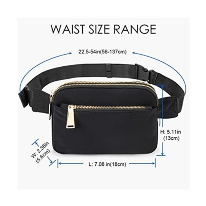 Fashionable hip bag with multiple compartments Bowlift