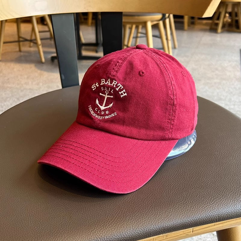 Unisex Nautical-Themed Adjustable Cap Bowlift