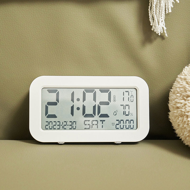 Digital Multi-Function Weather Alarm Clock Bowlift