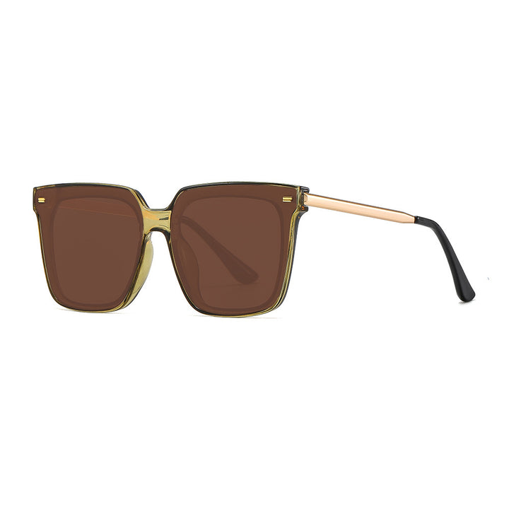 Women Oversize Sunglasses with Modern Square Frame Bowlift