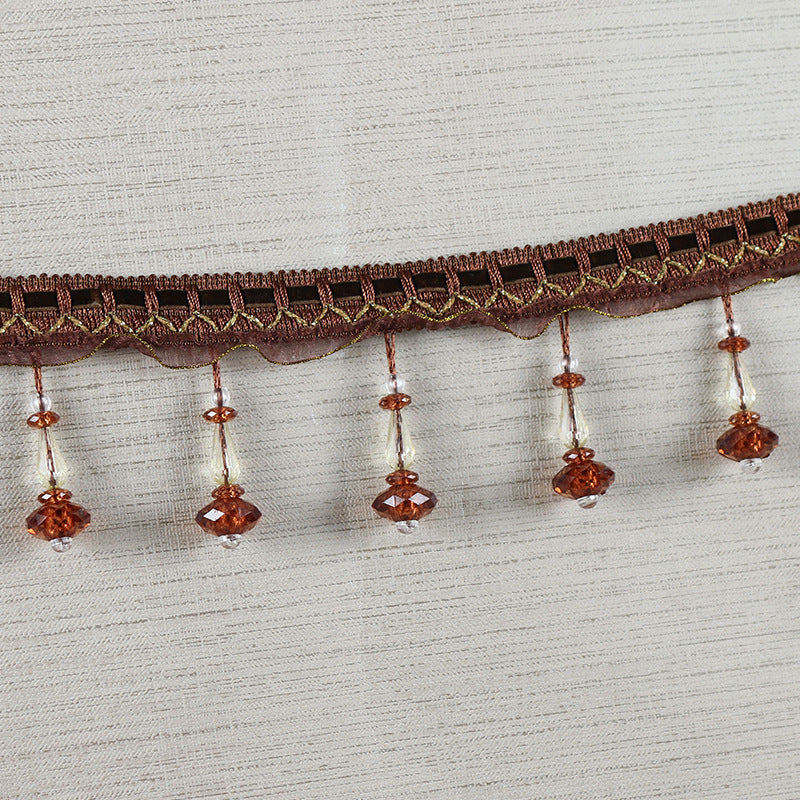 Decorative lace trim with pearls Bowlift
