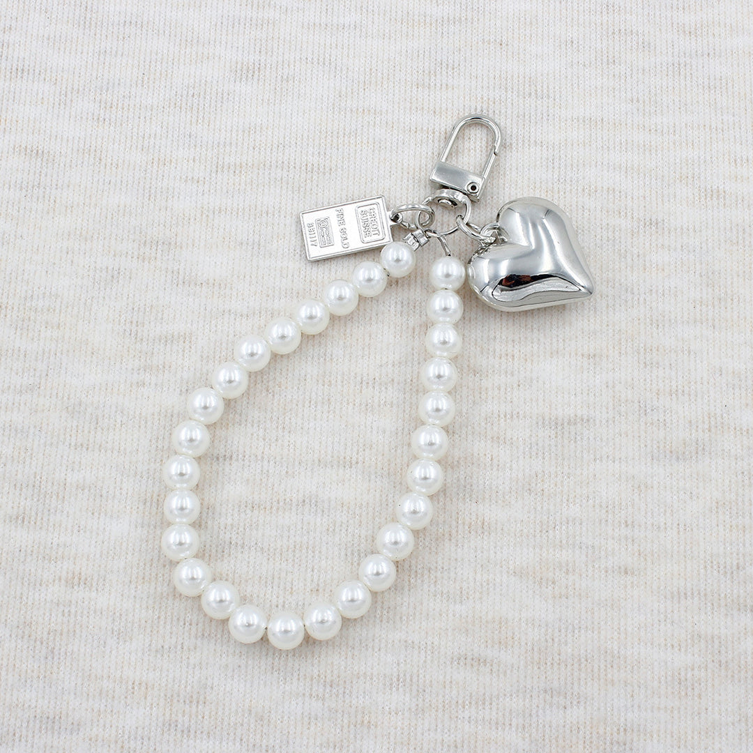 Elegant Pearl Beaded Keychain Bowlift