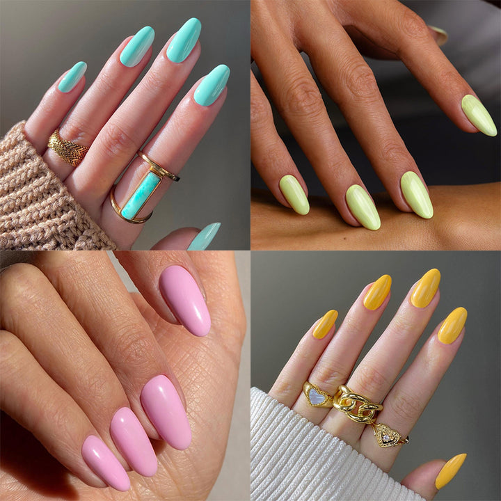 Elegant artificial nails with glossy surface Bowlift