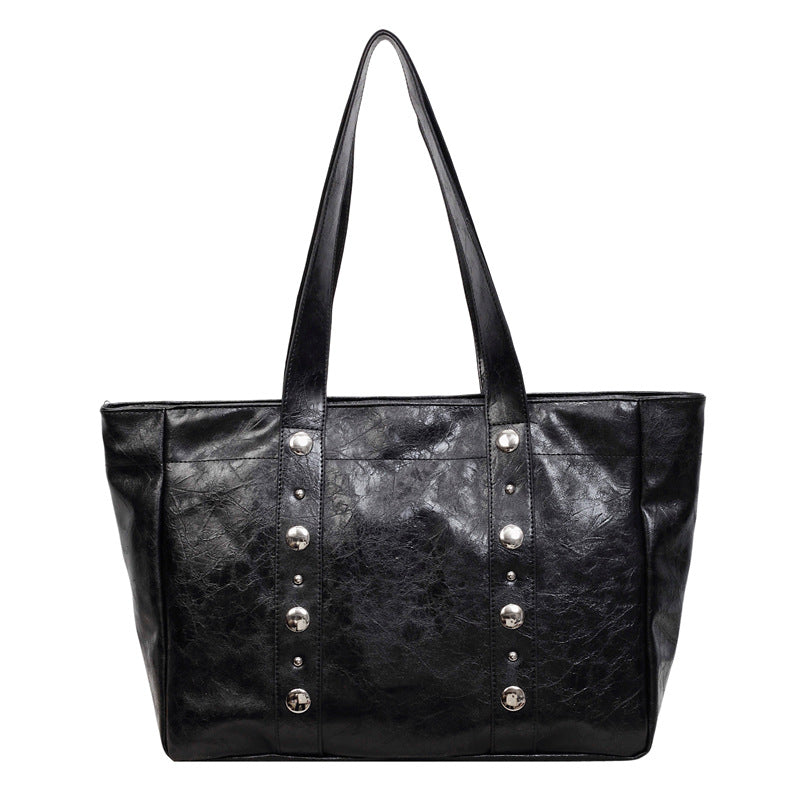 High-quality vintage leather bag Bowlift