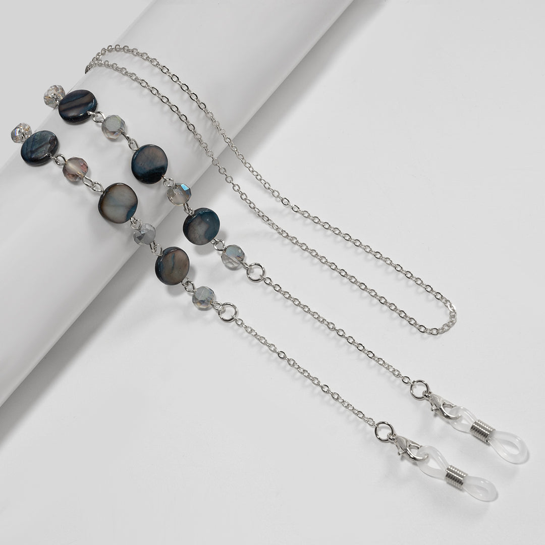 Elegant Crystal Beaded Eyewear Chain Bowlift