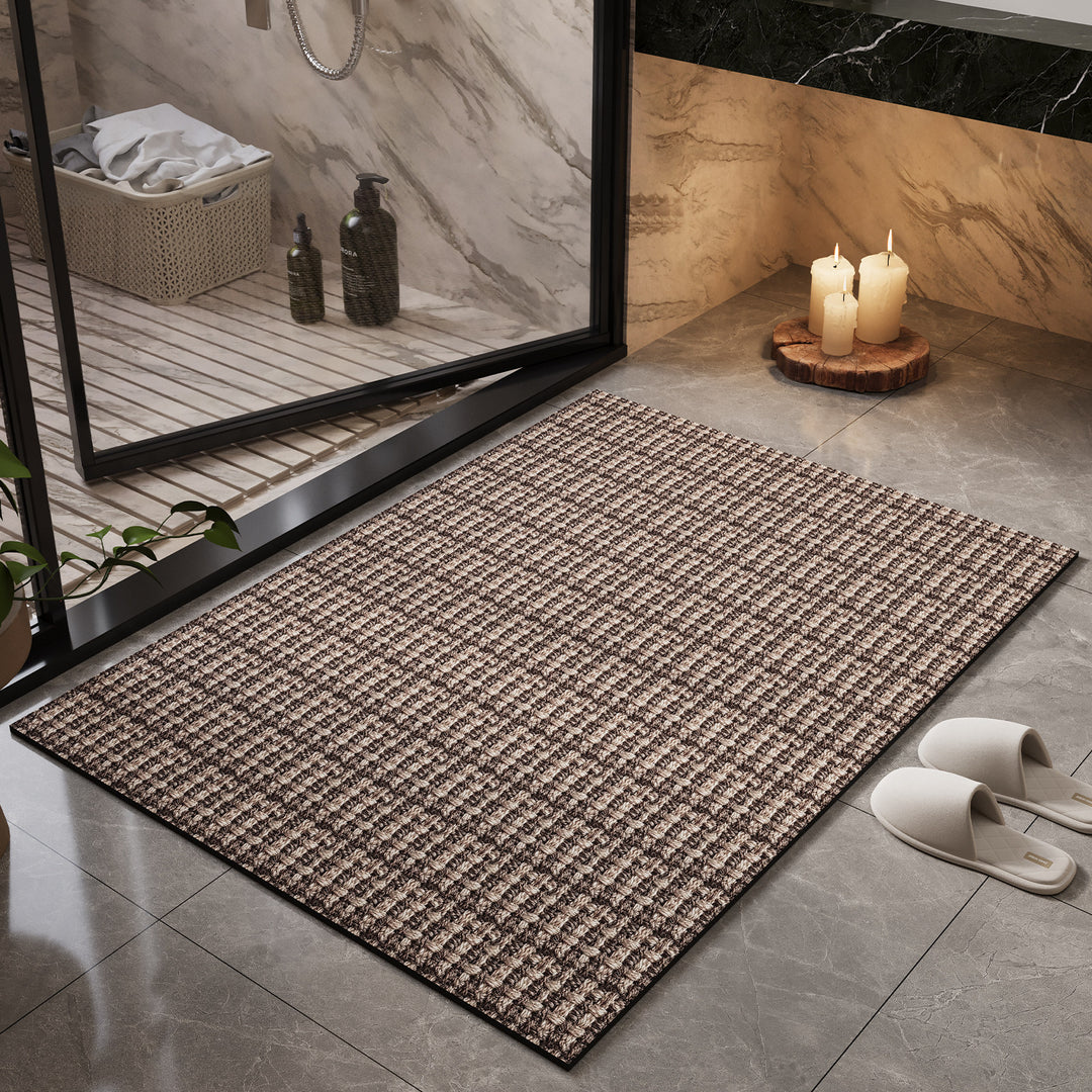 Natural Fiber Bath Mat Bowlift