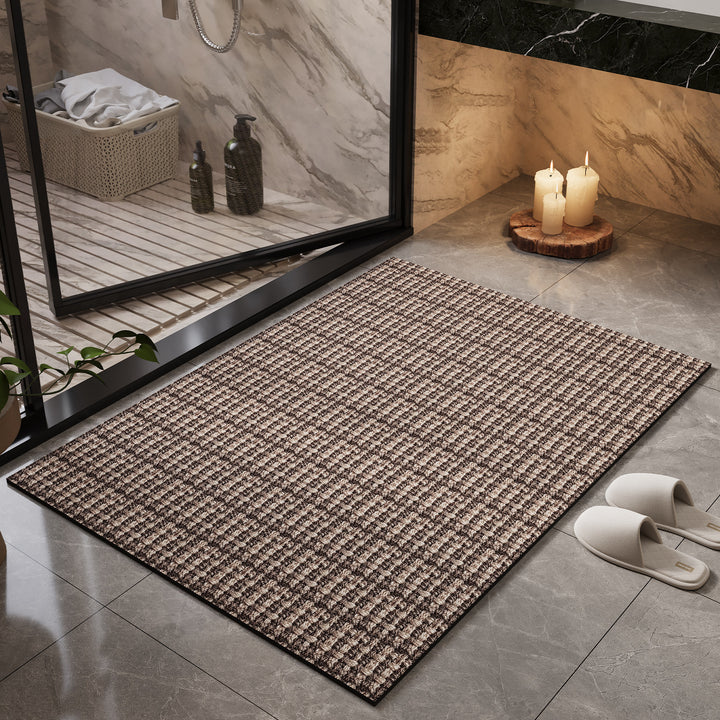 Natural Fiber Bath Mat Bowlift