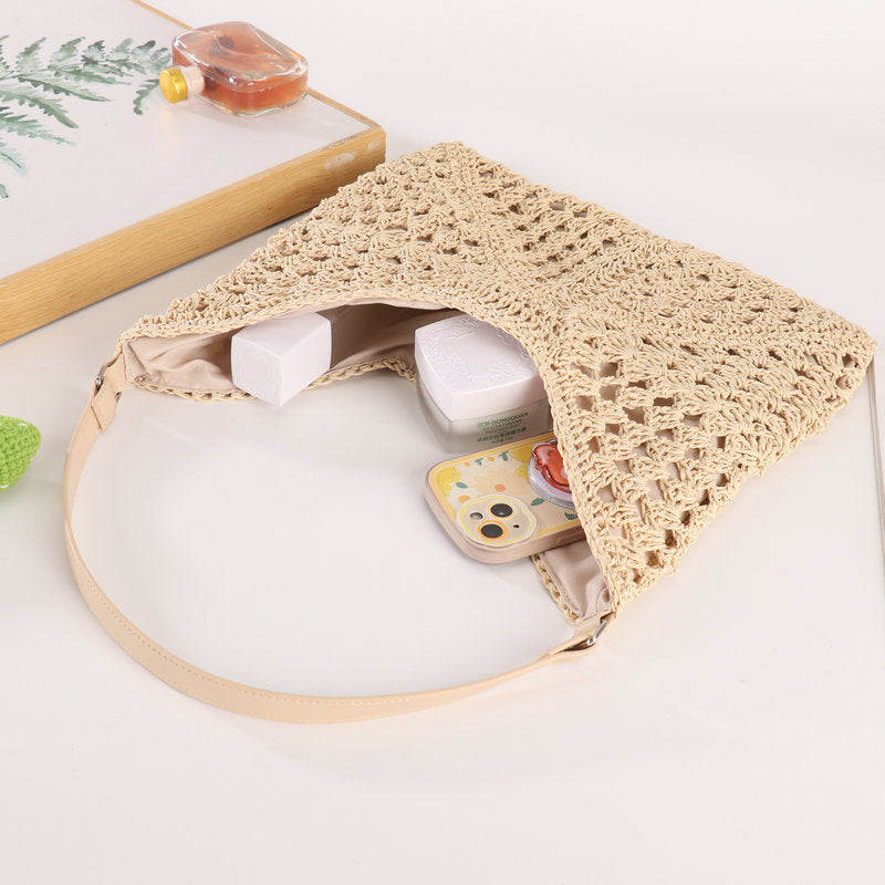 Handcrafted Macrame Shoulder Bag Bowlift