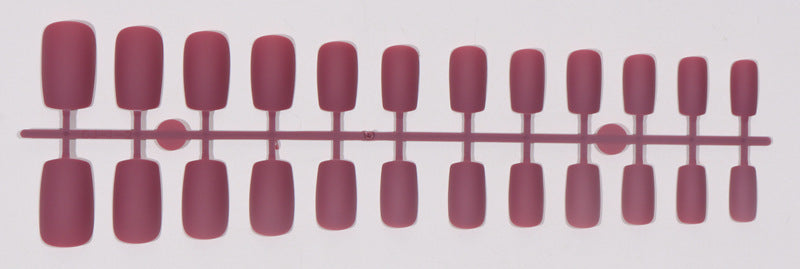 Matte Finish Long Stiletto Press-On Nails Bowlift