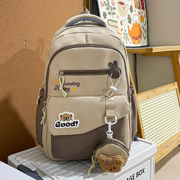 Cute Animal-Themed School Backpack Bowlift