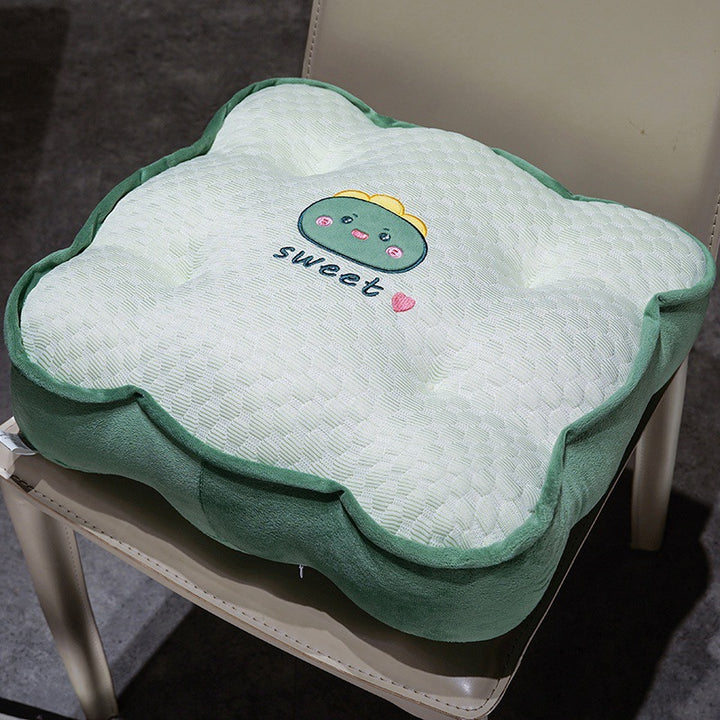 Plush comfort seat cushion with cute animal motif Bowlift