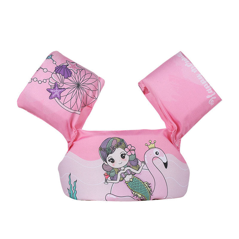 Women's Inflatable Swim Aid with Colorful Flamingo Design Bowlift