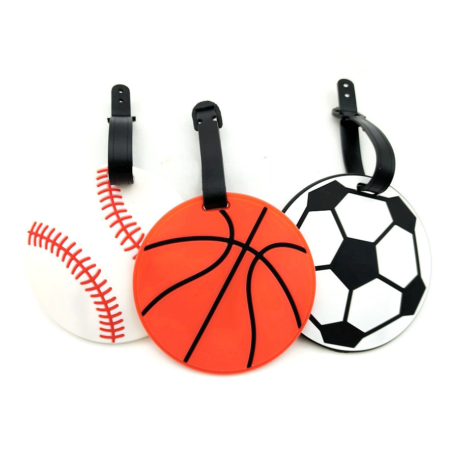 Basketball-Themed Luggage Tag Bowlift