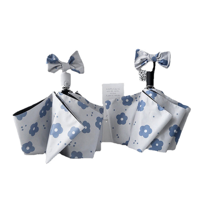 Ladies folding umbrella with unusual flower design Bowlift