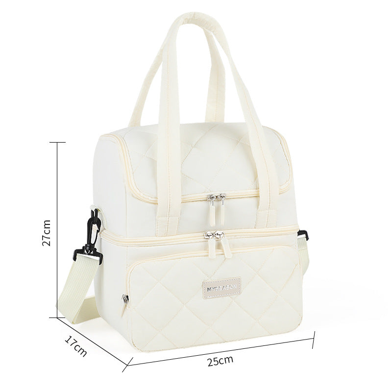Quilted Insulated Lunch Carrier Bowlift