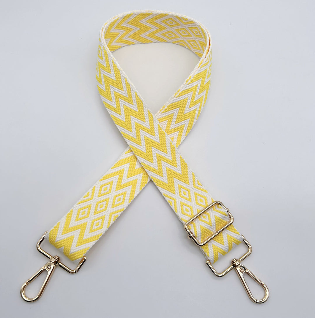 Adjustable Patterned Bag Strap Bowlift