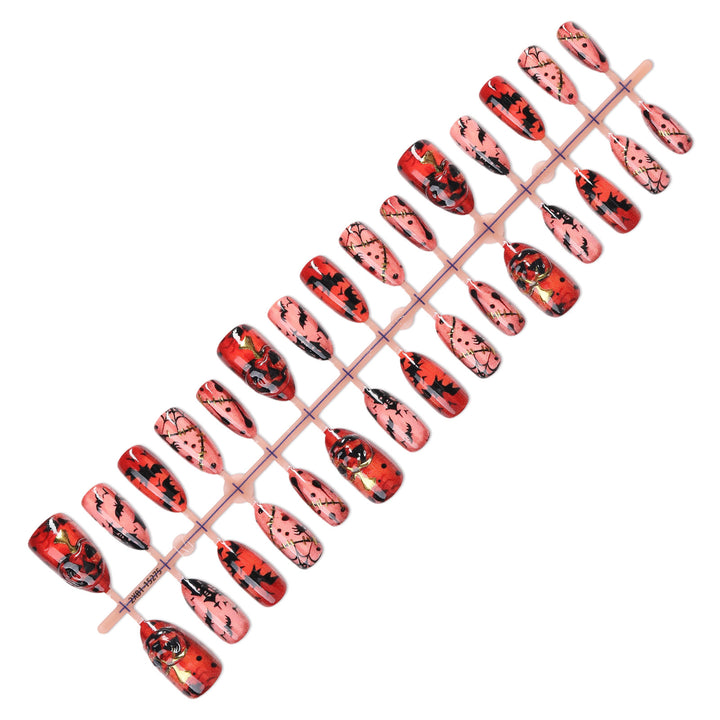 Creative Halloween Nail Art Set with Creepy Designs Bowlift