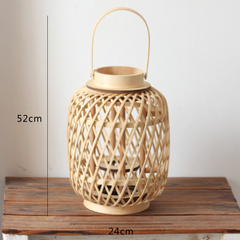 Handmade Rattan Lantern Bowlift