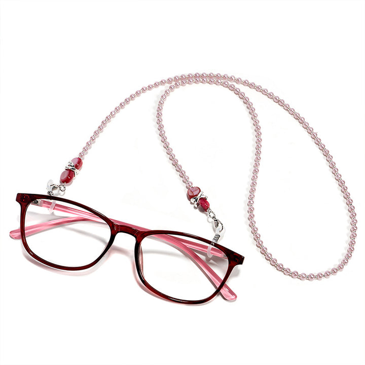 Elegant Faux Pearl Eyewear Chain Bowlift