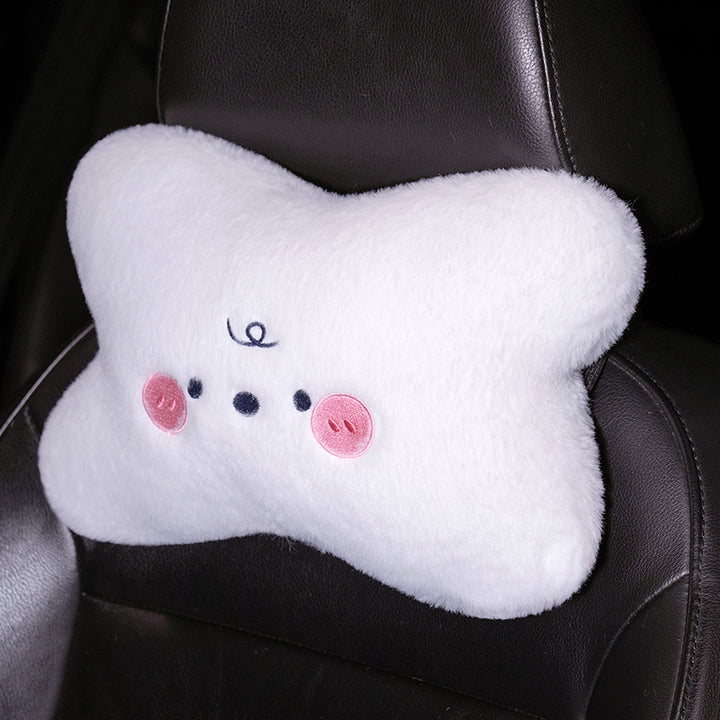 Plush Neck Support Pillow with Animal Design Bowlift