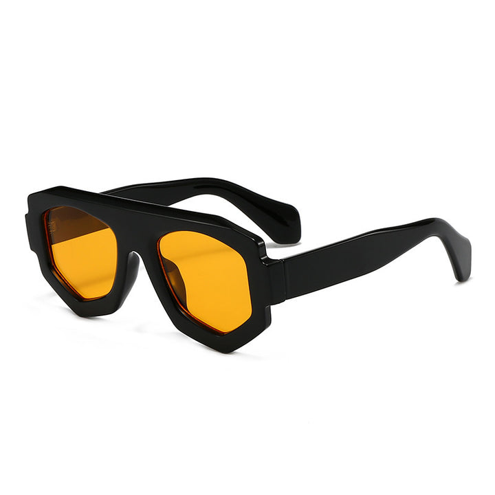 Bold Geometric Shield Sunglasses Bowlift