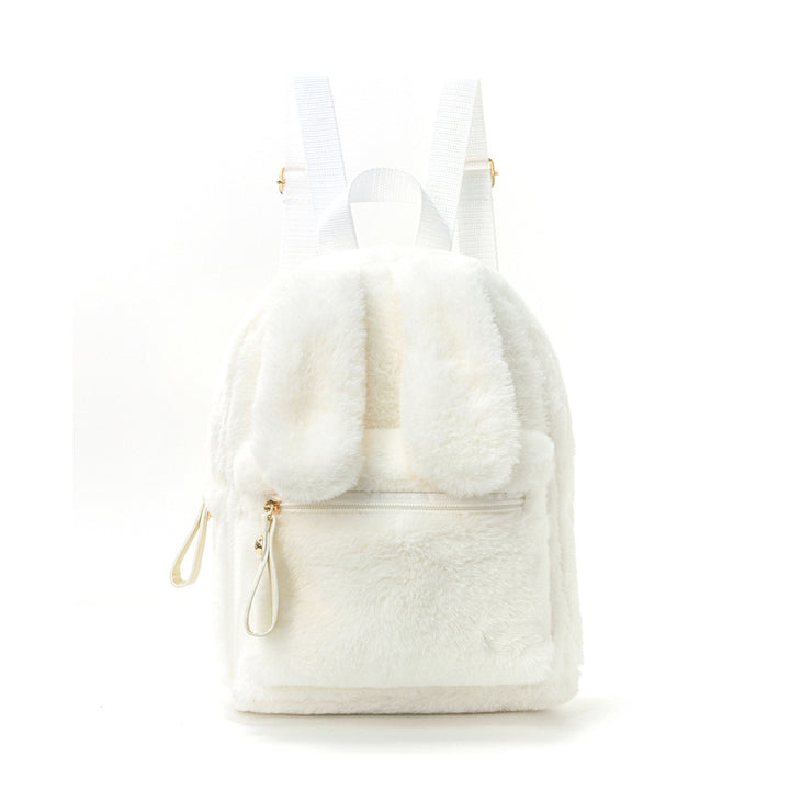 Plush backpack with ear design Bowlift