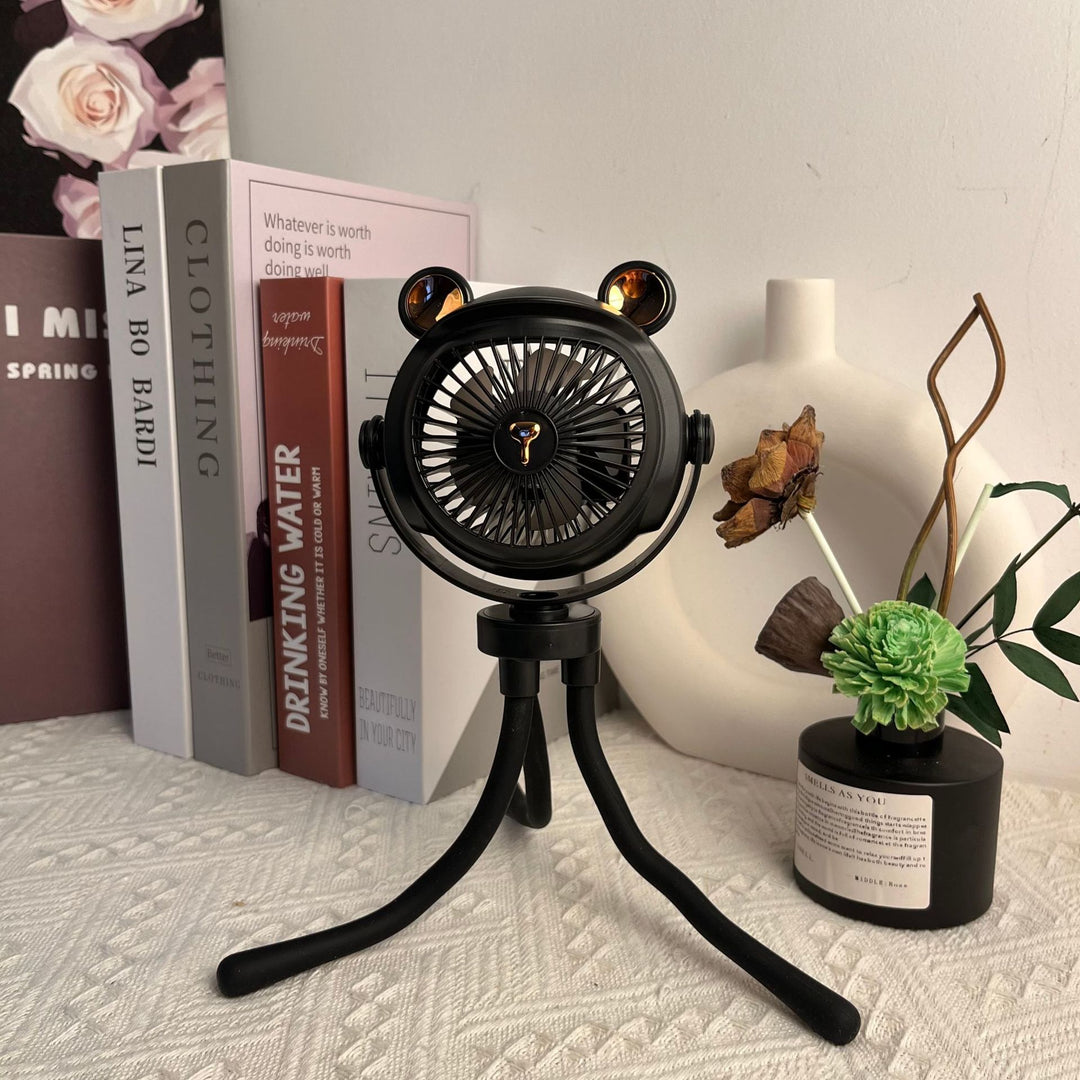Cute Animal-Themed Portable Desk Fan Bowlift
