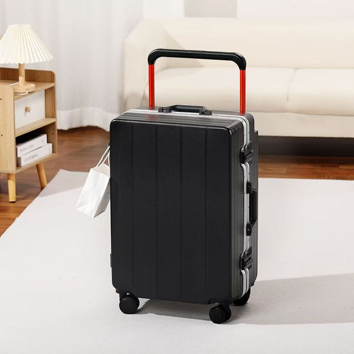 Unisex Lightweight Telescopic Handle Travel Suitcase Bowlift