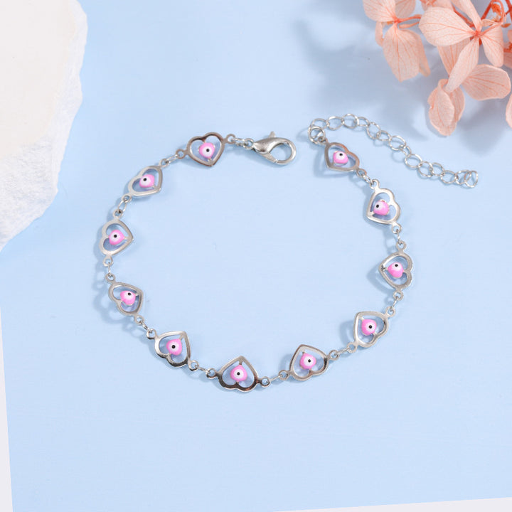 Heart-Shaped Beaded Bracelet Bowlift