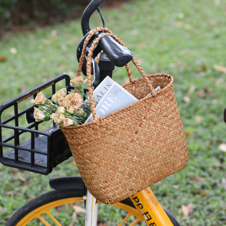 Unisex Braided Basket with Sturdy Handles Bowlift