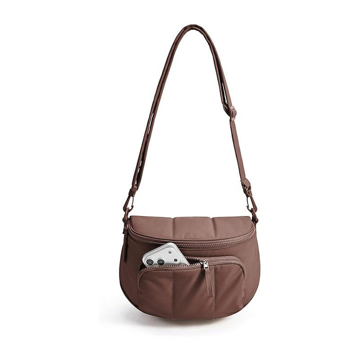 Stylish shoulder bag with detachable shoulder strap and versatile compartments Bowlift