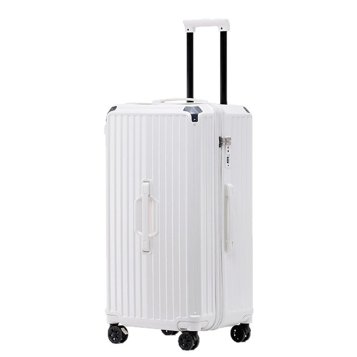 Unisex Multi-Functional Hard Shell Luggage with Beverage Holder Bowlift