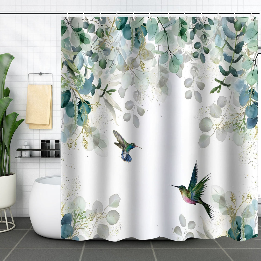 Nature-Inspired Shower Curtain Bowlift