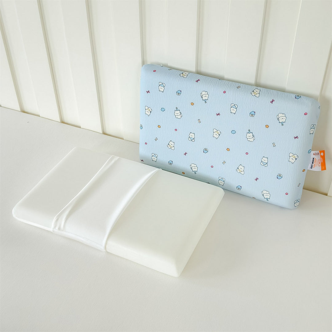 Ergonomic Sleep Pillow with Breathable Cotton Cover Bowlift