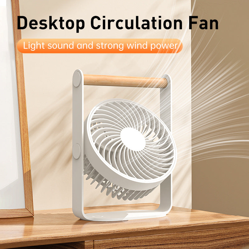 Women's portable design fan with wooden handle Bowlift