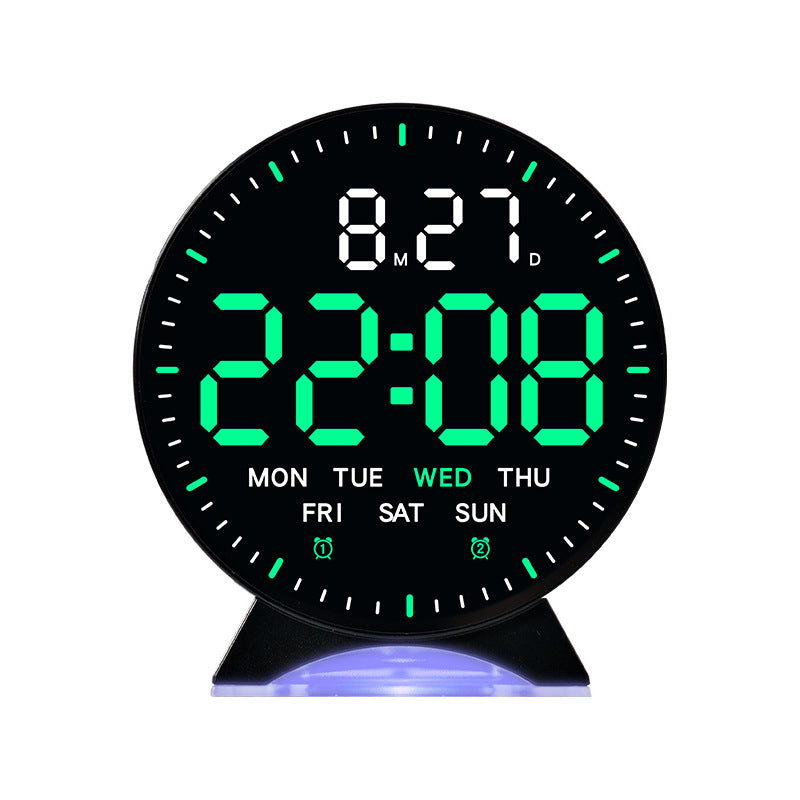 Digital multifunction alarm clock with calendar and temperature display Bowlift