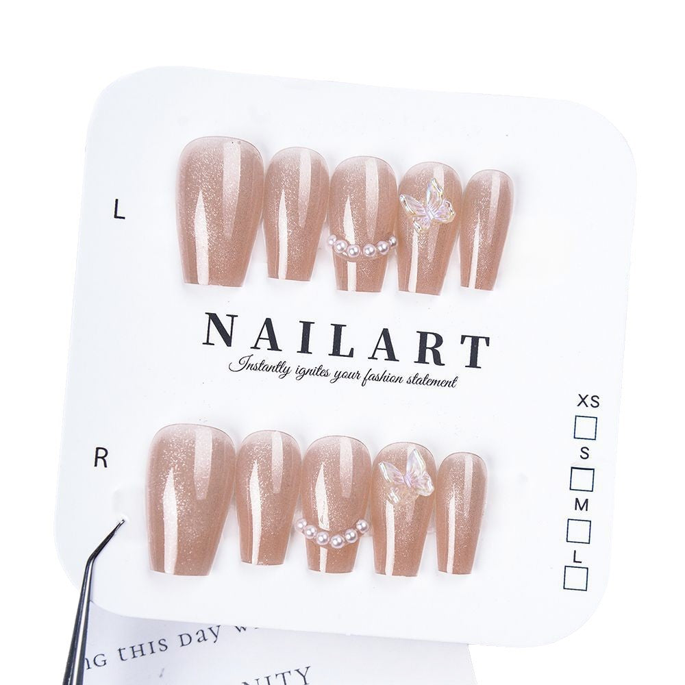 Glamorous Press-On Nail Set Bowlift