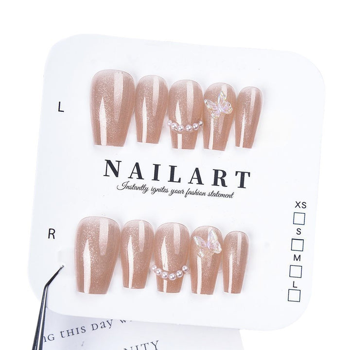 Glamorous Press-On Nail Set Bowlift