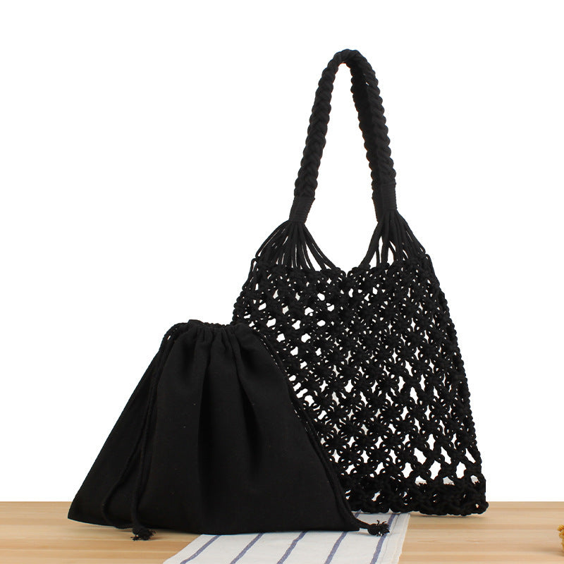 Net bag with integrated pouch Bowlift