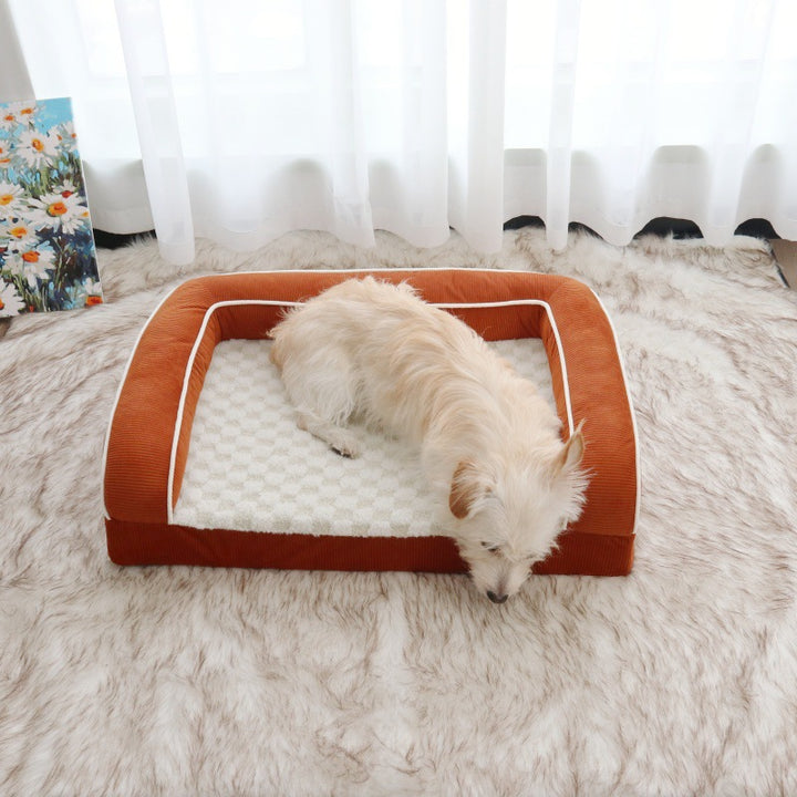 Orthopedic Bolstered dog Lounge