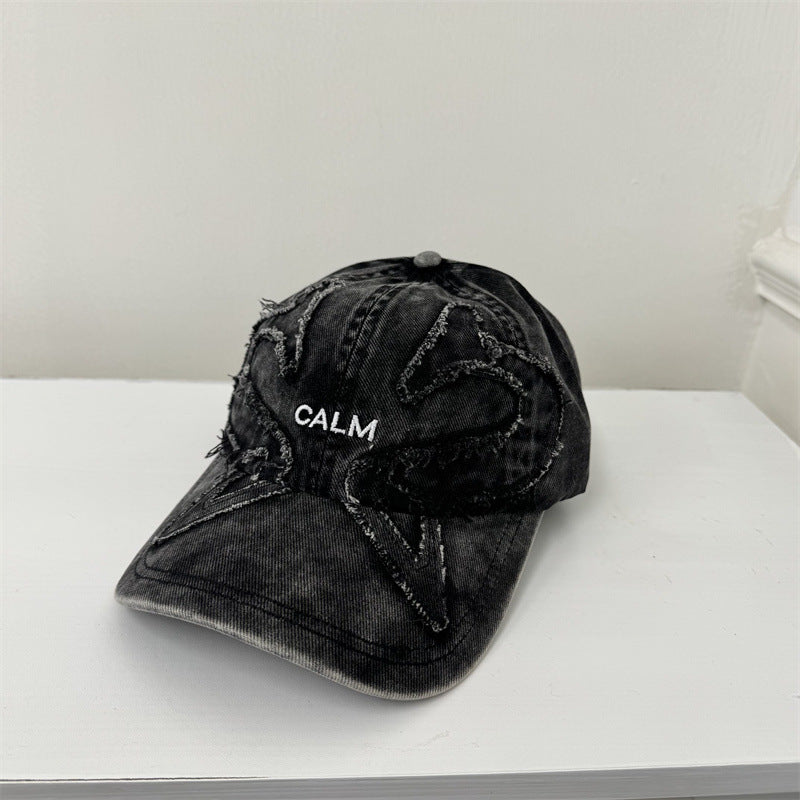 Women's Distressed Graphic Baseball Cap Bowlift