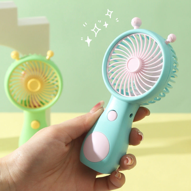 Ladies Portable Hand Fan with Ergonomic Handle and Quiet Operation Bowlift