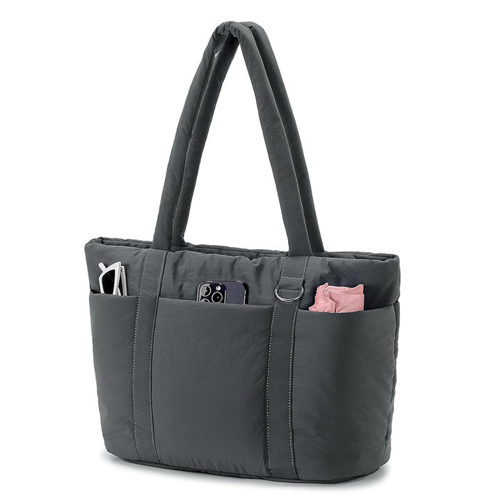 Practical everyday handbag with multiple compartments Bowlift