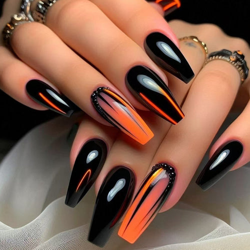Stylish Ombre Press-On Nails Bowlift