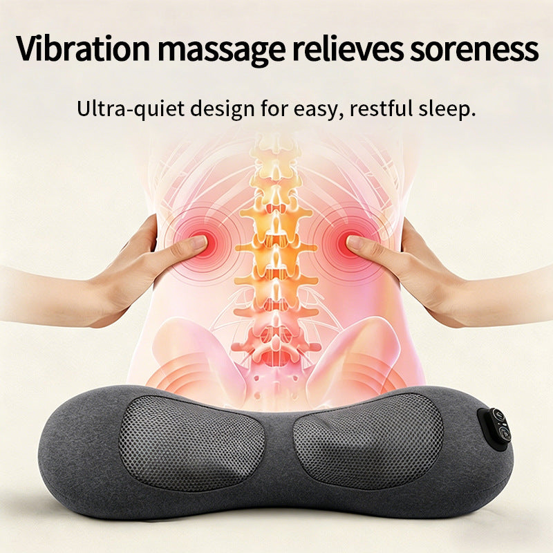 Ergonomic Massage Pillow With USB Charging Function Bowlift