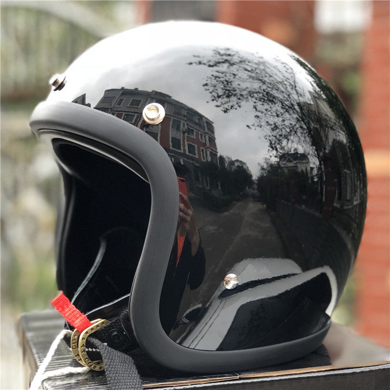 Classic Cruiser Motorcycle Helmet Bowlift